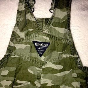 Osh Kosh Bgosh camo overalls